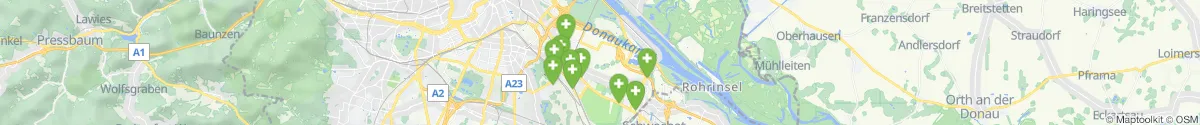 Map view for Pharmacies emergency services nearby Kaiserebersdorf (1110 - Simmering, Wien)